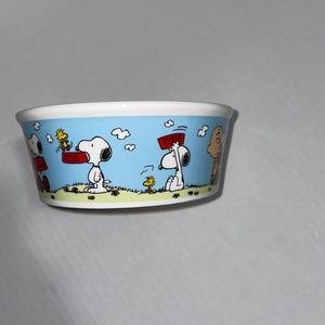 NWT Bundle Blue Snoopy Bowl blue red white